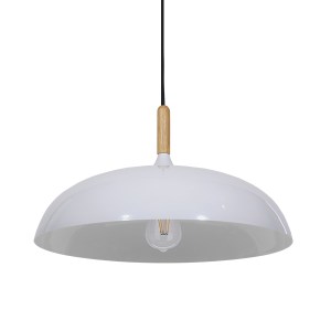glo-01256-01256_002 GLOBOSTAR® VALLETE 01256 ΜΟΝΤΕΡΝΟ ΚΡΕΜΑΣΤΟ ΦΩΤΙΣΤΙΚΟ ΚΑΜΠΑΝΑ ΜΟΝΟΦΩΤΟ 1 X E27 IP20 ΛΕΥΚΟ Μ