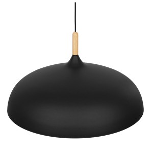 glo-01259-01259_3 GLOBOSTAR® VALLETE 01259 ΜΟΝΤΕΡΝΟ ΚΡΕΜΑΣΤΟ ΦΩΤΙΣΤΙΚΟ ΚΑΜΠΑΝΑ ΜΟΝΟΦΩΤΟ 1 X E27 IP20 ΜΑΥΡΟ Μ
