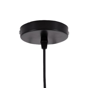 glo-01261-01261_8 GLOBOSTAR® VILI 01261 ΜΟΝΤΕΡΝΟ ΚΡΕΜΑΣΤΟ ΦΩΤΙΣΤΙΚΟ ΚΑΜΠΑΝΑ ΜΟΝΟΦΩΤΟ 1 X E27 IP20 ΜΑΥΡΟ & ΜΠ