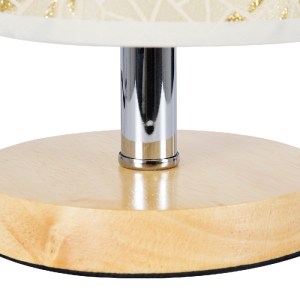glo-01262-01262_7 GLOBOSTAR® MOSAIC 01262 ΚΛΑΣΙΚΟ ΕΠΙΤΡΑΠΕΖΙΟ ΦΩΤΙΣΤΙΚΟ ΠΟΡΤΑΤΙΦ ΜΟΝΟΦΩΤΟ 1 X E27 ΞΥΛΙΝΟ ΜΕ 
