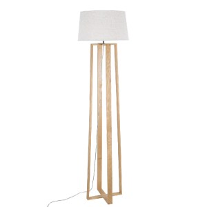 glo-01264-01264_3 GLOBOSTAR® TOWER 01264 ΜΟΝΤΕΡΝΟ ΕΠΙΔΑΠΕΔΙΟ ΦΩΤΙΣΤΙΚΟ ΜΟΝΟΦΩΤΟ 1 X E27 IP20 ΜΠΕΖ ΞΥΛΟ ΜΕ ΛΕ