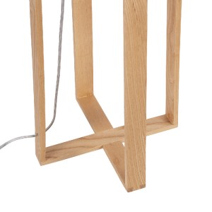 glo-01264-01264_7 GLOBOSTAR® TOWER 01264 ΜΟΝΤΕΡΝΟ ΕΠΙΔΑΠΕΔΙΟ ΦΩΤΙΣΤΙΚΟ ΜΟΝΟΦΩΤΟ 1 X E27 IP20 ΜΠΕΖ ΞΥΛΟ ΜΕ ΛΕ