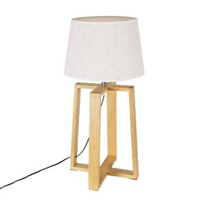 glo-01265-01265_0 GLOBOSTAR® SQUID 01265 ΜΟΝΤΕΡΝΟ ΕΠΙΤΡΑΠΕΖΙΟ ΦΩΤΙΣΤΙΚΟ ΠΟΡΤΑΤΙΦ ΜΟΝΟΦΩΤΟ 1 X E27 ΞΥΛΙΝΟ ΜΕ 