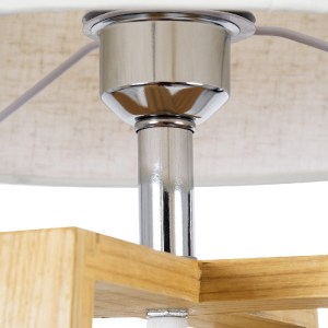 glo-01265-01265_10 GLOBOSTAR® SQUID 01265 ΜΟΝΤΕΡΝΟ ΕΠΙΤΡΑΠΕΖΙΟ ΦΩΤΙΣΤΙΚΟ ΠΟΡΤΑΤΙΦ ΜΟΝΟΦΩΤΟ 1 X E27 ΞΥΛΙΝΟ ΜΕ 