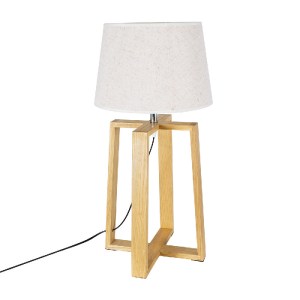 glo-01265-01265_4 GLOBOSTAR® SQUID 01265 ΜΟΝΤΕΡΝΟ ΕΠΙΤΡΑΠΕΖΙΟ ΦΩΤΙΣΤΙΚΟ ΠΟΡΤΑΤΙΦ ΜΟΝΟΦΩΤΟ 1 X E27 ΞΥΛΙΝΟ ΜΕ 