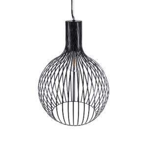 glo-01266-01266_7 GLOBOSTAR® SCANDI 01266 ΜΟΝΤΕΡΝΟ ΚΡΕΜΑΣΤΟ ΦΩΤΙΣΤΙΚΟ ΠΛΕΓΜΑ ΜΟΝΟΦΩΤΟ 1 X E27 IP20 ΜΑΥΡΟ ΜΕΤ