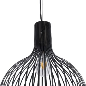 glo-01266-01266_8 GLOBOSTAR® SCANDI 01266 ΜΟΝΤΕΡΝΟ ΚΡΕΜΑΣΤΟ ΦΩΤΙΣΤΙΚΟ ΠΛΕΓΜΑ ΜΟΝΟΦΩΤΟ 1 X E27 IP20 ΜΑΥΡΟ ΜΕΤ