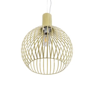 glo-01267-01267_6 GLOBOSTAR® SCANDI 01267 VINTAGE ΚΡΕΜΑΣΤΟ ΦΩΤΙΣΤΙΚΟ ΠΛΕΓΜΑ ΜΟΝΟΦΩΤΟ 1 X E27 IP20 ΜΠΕΖ ΜΕΤΑΛ