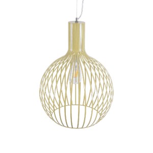 glo-01267-01267_7 GLOBOSTAR® SCANDI 01267 VINTAGE ΚΡΕΜΑΣΤΟ ΦΩΤΙΣΤΙΚΟ ΠΛΕΓΜΑ ΜΟΝΟΦΩΤΟ 1 X E27 IP20 ΜΠΕΖ ΜΕΤΑΛ