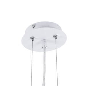 glo-01271-01271_10 GLOBOSTAR® SERENIA 01271 ΜΟΝΤΕΡΝΟ ΚΡΕΜΑΣΤΟ ΦΩΤΙΣΤΙΚΟ ΚΑΜΠΑΝΑ ΜΟΝΟΦΩΤΟ 1 X E27 IP20 ΛΕΥΚΟ Μ