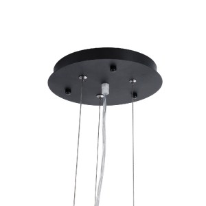 glo-01272-01272_10 GLOBOSTAR® SERENIA 01272 ΜΟΝΤΕΡΝΟ ΚΡΕΜΑΣΤΟ ΦΩΤΙΣΤΙΚΟ ΚΑΜΠΑΝΑ ΜΟΝΟΦΩΤΟ 1 X E27 IP20 ΜΑΥΡΟ Μ