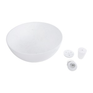 glo-01273-01273_11 GLOBOSTAR® SERENIA 01273 ΜΟΝΤΕΡΝΟ ΚΡΕΜΑΣΤΟ ΦΩΤΙΣΤΙΚΟ ΚΑΜΠΑΝΑ ΜΟΝΟΦΩΤΟ 1 X E27 IP20 ΛΕΥΚΟ Μ