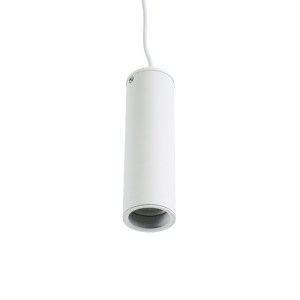 glo-01274-01274_6 GLOBOSTAR® CANNON 01274 ΜΟΝΤΕΡΝΟ ΚΡΕΜΑΣΤΟ ΦΩΤΙΣΤΙΚΟ ΚΥΛΙΝΔΡΟΣ ΜΟΝΟΦΩΤΟ 1 X GU10 IP20 ΛΕΥΚΟ