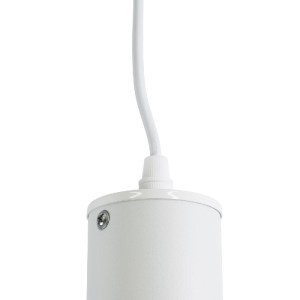 glo-01274-01274_8 GLOBOSTAR® CANNON 01274 ΜΟΝΤΕΡΝΟ ΚΡΕΜΑΣΤΟ ΦΩΤΙΣΤΙΚΟ ΚΥΛΙΝΔΡΟΣ ΜΟΝΟΦΩΤΟ 1 X GU10 IP20 ΛΕΥΚΟ