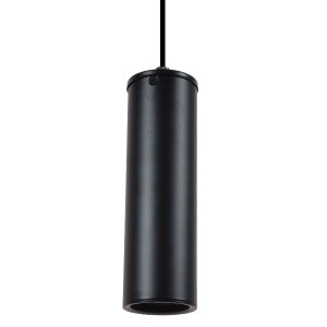 glo-01275-01275_002 GLOBOSTAR® CANNON 01275 ΜΟΝΤΕΡΝΟ ΚΡΕΜΑΣΤΟ ΦΩΤΙΣΤΙΚΟ ΚΥΛΙΝΔΡΟΣ ΜΟΝΟΦΩΤΟ 1 X GU10 ΜΑΥΡΟ ΜΕΤΑ