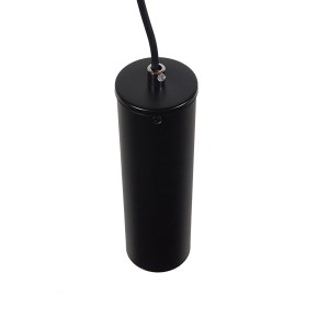 glo-01275-01275_004 GLOBOSTAR® CANNON 01275 ΜΟΝΤΕΡΝΟ ΚΡΕΜΑΣΤΟ ΦΩΤΙΣΤΙΚΟ ΚΥΛΙΝΔΡΟΣ ΜΟΝΟΦΩΤΟ 1 X GU10 ΜΑΥΡΟ ΜΕΤΑ