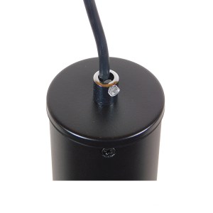 glo-01275-01275_005 GLOBOSTAR® CANNON 01275 ΜΟΝΤΕΡΝΟ ΚΡΕΜΑΣΤΟ ΦΩΤΙΣΤΙΚΟ ΚΥΛΙΝΔΡΟΣ ΜΟΝΟΦΩΤΟ 1 X GU10 ΜΑΥΡΟ ΜΕΤΑ