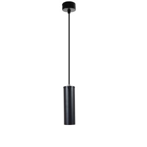 glo-01275-01275_008 GLOBOSTAR® CANNON 01275 ΜΟΝΤΕΡΝΟ ΚΡΕΜΑΣΤΟ ΦΩΤΙΣΤΙΚΟ ΚΥΛΙΝΔΡΟΣ ΜΟΝΟΦΩΤΟ 1 X GU10 ΜΑΥΡΟ ΜΕΤΑ