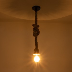 glo-01278-01278_3 GLOBOSTAR® ROPE 01278 VINTAGE ΚΡΕΜΑΣΤΟ ΦΩΤΙΣΤΙΚΟ ΑΝΑΡΤΗΣΗ ΜΟΝΟΦΩΤΟ 1 X E27 IP20 ΜΠΕΖ ΣΧΟΙΝ