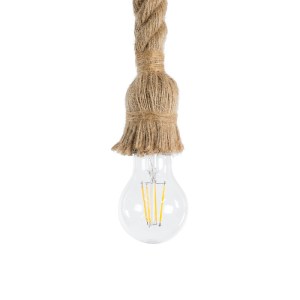glo-01278-01278_4 GLOBOSTAR® ROPE 01278 VINTAGE ΚΡΕΜΑΣΤΟ ΦΩΤΙΣΤΙΚΟ ΑΝΑΡΤΗΣΗ ΜΟΝΟΦΩΤΟ 1 X E27 IP20 ΜΠΕΖ ΣΧΟΙΝ