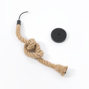 glo-01278-01278_7 GLOBOSTAR® ROPE 01278 VINTAGE ΚΡΕΜΑΣΤΟ ΦΩΤΙΣΤΙΚΟ ΑΝΑΡΤΗΣΗ ΜΟΝΟΦΩΤΟ 1 X E27 IP20 ΜΠΕΖ ΣΧΟΙΝ