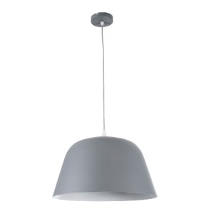 glo-01282-01282_3 GLOBOSTAR® UPVALE 01282 ΜΟΝΤΕΡΝΟ ΚΡΕΜΑΣΤΟ ΦΩΤΙΣΤΙΚΟ ΚΑΜΠΑΝΑ ΜΟΝΟΦΩΤΟ 1 X E27 IP20 ΓΚΡΙ & Λ