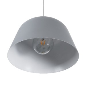 glo-01282-01282_5 GLOBOSTAR® UPVALE 01282 ΜΟΝΤΕΡΝΟ ΚΡΕΜΑΣΤΟ ΦΩΤΙΣΤΙΚΟ ΚΑΜΠΑΝΑ ΜΟΝΟΦΩΤΟ 1 X E27 IP20 ΓΚΡΙ & Λ