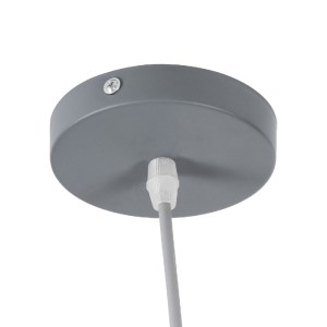 glo-01282-01282_8 GLOBOSTAR® UPVALE 01282 ΜΟΝΤΕΡΝΟ ΚΡΕΜΑΣΤΟ ΦΩΤΙΣΤΙΚΟ ΚΑΜΠΑΝΑ ΜΟΝΟΦΩΤΟ 1 X E27 IP20 ΓΚΡΙ & Λ