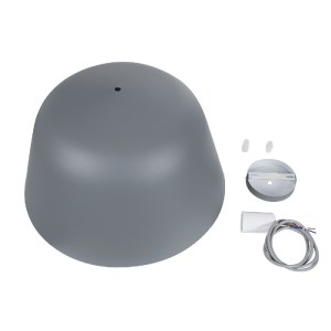 glo-01282-01282_9 GLOBOSTAR® UPVALE 01282 ΜΟΝΤΕΡΝΟ ΚΡΕΜΑΣΤΟ ΦΩΤΙΣΤΙΚΟ ΚΑΜΠΑΝΑ ΜΟΝΟΦΩΤΟ 1 X E27 IP20 ΓΚΡΙ & Λ