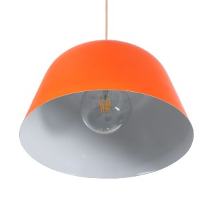 glo-01283-01283_5 GLOBOSTAR® UPVALE 01283 ΜΟΝΤΕΡΝΟ ΚΡΕΜΑΣΤΟ ΦΩΤΙΣΤΙΚΟ ΚΑΜΠΑΝΑ ΜΟΝΟΦΩΤΟ 1 X E27 IP20 ΠΟΡΤΟΚΑΛ