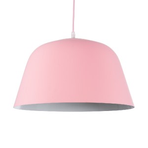 glo-01284-ce3855_01284_0 GLOBOSTAR® UPVALE 01284 ΜΟΝΤΕΡΝΟ ΚΡΕΜΑΣΤΟ ΦΩΤΙΣΤΙΚΟ ΚΑΜΠΑΝΑ ΜΟΝΟΦΩΤΟ 1 X E27 IP20 ΡΟΖ & ΛΕ