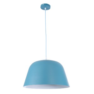 glo-01286-01386_3 GLOBOSTAR® UPVALE 01286 ΜΟΝΤΕΡΝΟ ΚΡΕΜΑΣΤΟ ΦΩΤΙΣΤΙΚΟ ΚΑΜΠΑΝΑ ΜΟΝΟΦΩΤΟ 1 X E27 IP20 ΜΠΛΕ & Λ