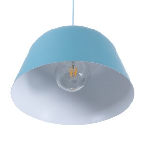 glo-01286-01386_5 GLOBOSTAR® UPVALE 01286 ΜΟΝΤΕΡΝΟ ΚΡΕΜΑΣΤΟ ΦΩΤΙΣΤΙΚΟ ΚΑΜΠΑΝΑ ΜΟΝΟΦΩΤΟ 1 X E27 IP20 ΜΠΛΕ & Λ