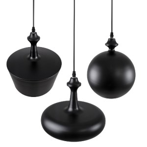 glo-01287-01287_5 GLOBOSTAR® ROCKFORD 01287 ΜΟΝΤΕΡΝΟ ΚΡΕΜΑΣΤΟ ΦΩΤΙΣΤΙΚΟ ΚΑΜΠΑΝΑ ΤΡΙΦΩΤΟ 3 X E27 IP20 ΜΑΥΡΟ Μ