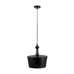 glo-01287-A-01287_a_2 GLOBOSTAR® ROCKFORD 01287-A ΜΟΝΤΕΡΝΟ ΚΡΕΜΑΣΤΟ ΦΩΤΙΣΤΙΚΟ ΚΑΜΠΑΝΑ ΜΟΝΟΦΩΤΟ 1 X E27 IP20 ΜΑΥΡ