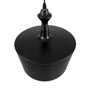 glo-01287-A-01287_a_4 GLOBOSTAR® ROCKFORD 01287-A ΜΟΝΤΕΡΝΟ ΚΡΕΜΑΣΤΟ ΦΩΤΙΣΤΙΚΟ ΚΑΜΠΑΝΑ ΜΟΝΟΦΩΤΟ 1 X E27 IP20 ΜΑΥΡ