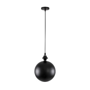 glo-01287-B-01287_b_2 GLOBOSTAR® ROCKFORD 01287-B ΜΟΝΤΕΡΝΟ ΚΡΕΜΑΣΤΟ ΦΩΤΙΣΤΙΚΟ ΚΑΜΠΑΝΑ ΜΟΝΟΦΩΤΟ 1 X E27 IP20 ΜΑΥΡ