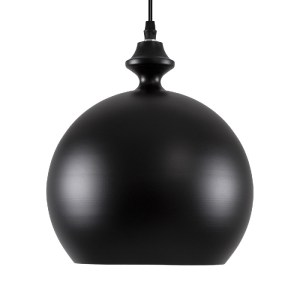 glo-01287-B-01287_b_3 GLOBOSTAR® ROCKFORD 01287-B ΜΟΝΤΕΡΝΟ ΚΡΕΜΑΣΤΟ ΦΩΤΙΣΤΙΚΟ ΚΑΜΠΑΝΑ ΜΟΝΟΦΩΤΟ 1 X E27 IP20 ΜΑΥΡ