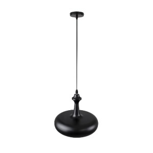 glo-01287-C-01287_c_2 GLOBOSTAR® ROCKFORD 01287-C ΜΟΝΤΕΡΝΟ ΚΡΕΜΑΣΤΟ ΦΩΤΙΣΤΙΚΟ ΚΑΜΠΑΝΑ ΜΟΝΟΦΩΤΟ 1 X E27 IP20 ΜΑΥΡ