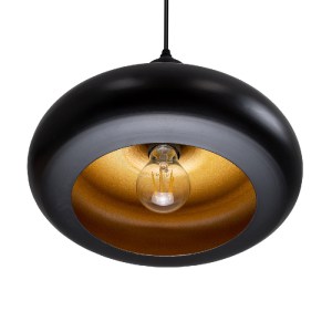 glo-01287-C-01287_c_5 GLOBOSTAR® ROCKFORD 01287-C ΜΟΝΤΕΡΝΟ ΚΡΕΜΑΣΤΟ ΦΩΤΙΣΤΙΚΟ ΚΑΜΠΑΝΑ ΜΟΝΟΦΩΤΟ 1 X E27 IP20 ΜΑΥΡ