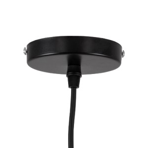 glo-01287-C-01287_c_6 GLOBOSTAR® ROCKFORD 01287-C ΜΟΝΤΕΡΝΟ ΚΡΕΜΑΣΤΟ ΦΩΤΙΣΤΙΚΟ ΚΑΜΠΑΝΑ ΜΟΝΟΦΩΤΟ 1 X E27 IP20 ΜΑΥΡ