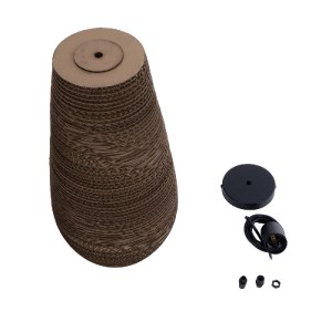 glo-01294-01294_11 GLOBOSTAR® SANTORINI 01294 BOHO ΚΡΕΜΑΣΤΟ ΦΩΤΙΣΤΙΚΟ ΚΑΜΠΑΝΑ ΜΟΝΟΦΩΤΟ 1 X E27 IP20 3D ΚΑΦΕ Χ