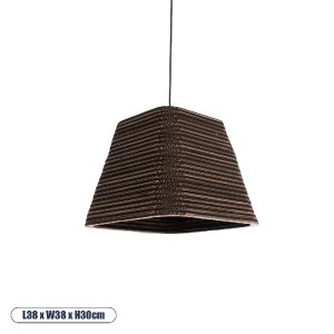 glo-01295-01295_0 GLOBOSTAR® SANTORINI 01295 BOHO ΚΡΕΜΑΣΤΟ ΦΩΤΙΣΤΙΚΟ ΚΑΜΠΑΝΑ ΜΟΝΟΦΩΤΟ 1 X E27 IP20 3D ΚΑΦΕ Χ