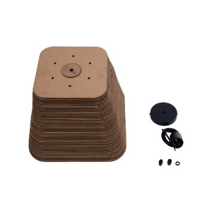 glo-01295-01295_11 GLOBOSTAR® SANTORINI 01295 BOHO ΚΡΕΜΑΣΤΟ ΦΩΤΙΣΤΙΚΟ ΚΑΜΠΑΝΑ ΜΟΝΟΦΩΤΟ 1 X E27 IP20 3D ΚΑΦΕ Χ
