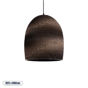 glo-01296-01296_0 GLOBOSTAR® SANTORINI 01296 BOHO ΚΡΕΜΑΣΤΟ ΦΩΤΙΣΤΙΚΟ ΚΑΜΠΑΝΑ ΜΟΝΟΦΩΤΟ 1 X E27 IP20 3D ΚΑΦΕ Χ