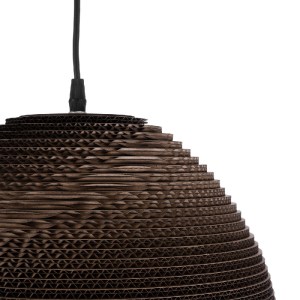 glo-01296-01296_8 GLOBOSTAR® SANTORINI 01296 BOHO ΚΡΕΜΑΣΤΟ ΦΩΤΙΣΤΙΚΟ ΚΑΜΠΑΝΑ ΜΟΝΟΦΩΤΟ 1 X E27 IP20 3D ΚΑΦΕ Χ