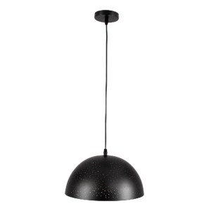 glo-01301-01301_3 GLOBOSTAR® SOLANA 01301 ΜΟΝΤΕΡΝΟ ΚΡΕΜΑΣΤΟ ΦΩΤΙΣΤΙΚΟ ΚΑΜΠΑΝΑ ΜΟΝΟΦΩΤΟ 1 X E27 IP20 ΜΑΥΡΟ & 