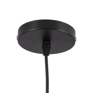 glo-01301-01301_8 GLOBOSTAR® SOLANA 01301 ΜΟΝΤΕΡΝΟ ΚΡΕΜΑΣΤΟ ΦΩΤΙΣΤΙΚΟ ΚΑΜΠΑΝΑ ΜΟΝΟΦΩΤΟ 1 X E27 IP20 ΜΑΥΡΟ & 