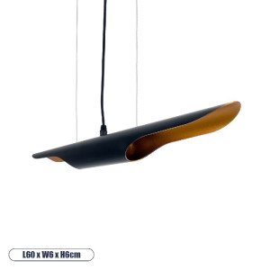glo-01304-01304_0 GLOBOSTAR® ESTERINA 01304 ΜΟΝΤΕΡΝΟ ΚΡΕΜΑΣΤΟ ΦΩΤΙΣΤΙΚΟ ΑΝΑΡΤΗΣΗ ΔΙΦΩΤΟ 2 X E27 IP20 ΜΑΥΡΟ &