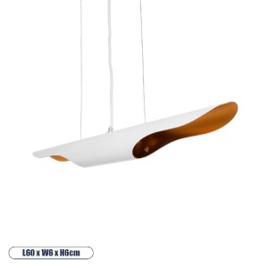 glo-01305-01305_0 GLOBOSTAR® ESTERINA 01305 ΜΟΝΤΕΡΝΟ ΚΡΕΜΑΣΤΟ ΦΩΤΙΣΤΙΚΟ ΑΝΑΡΤΗΣΗ ΔΙΦΩΤΟ 2 X E27 IP20 ΛΕΥΚΟ &